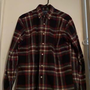 Ralph Lauren flannel long sleeve polo